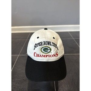 Vintage Green Bay Packers Twins Enterprise Super Bowl Champs XXXI Strapback Hat